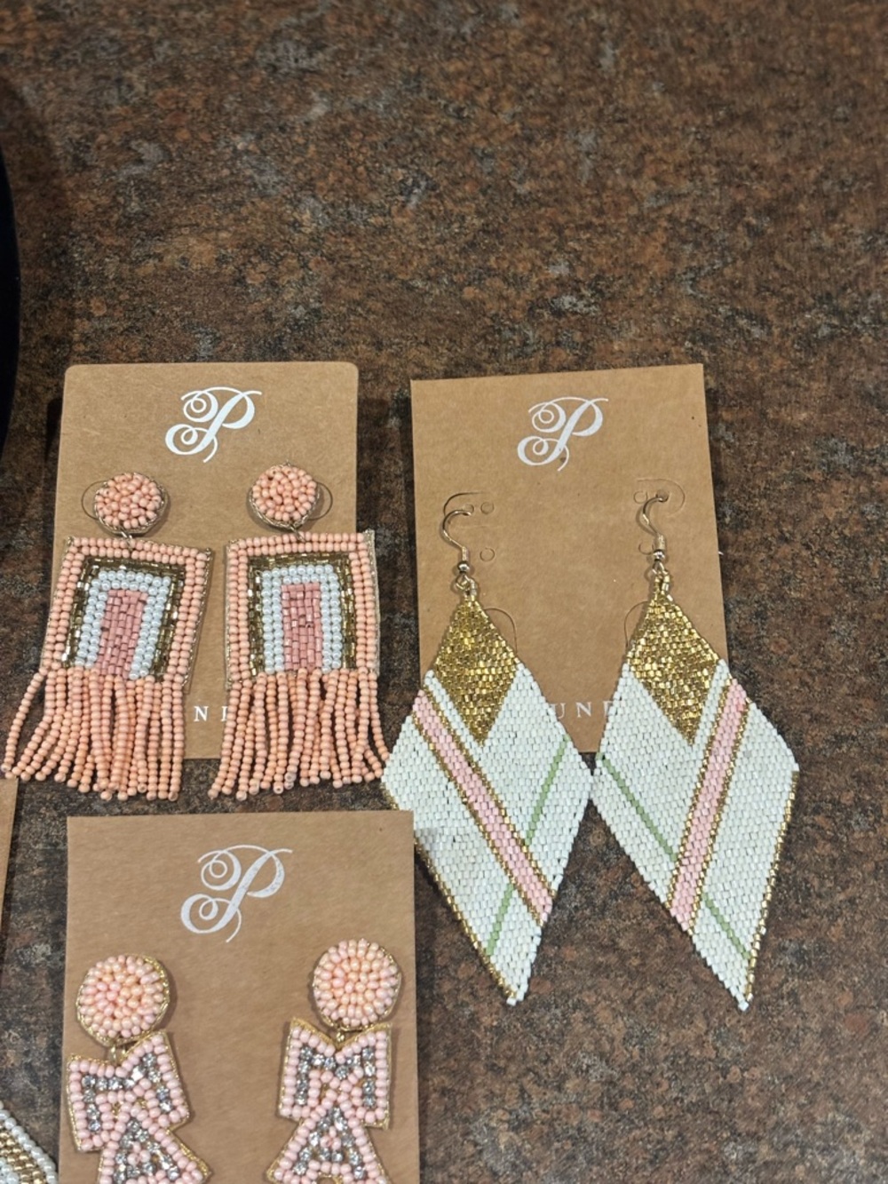 👚Plunder Beaded Statement Necklace and earrings set - Picture 4 of 4